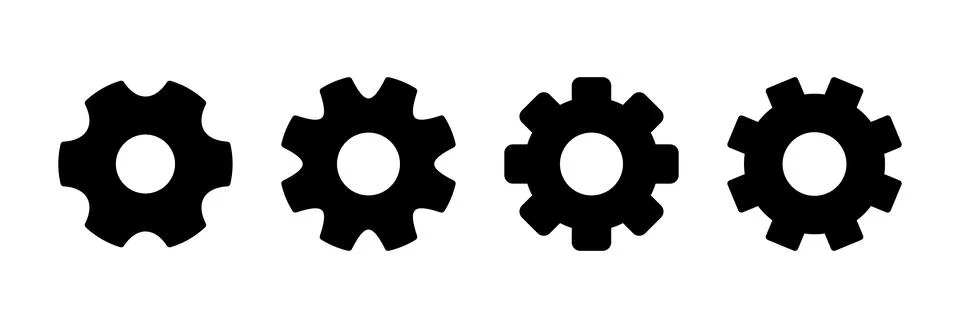 Setting Icon vector illustration. Cog settings sign and symbol. Gear Sign Stock Illustration