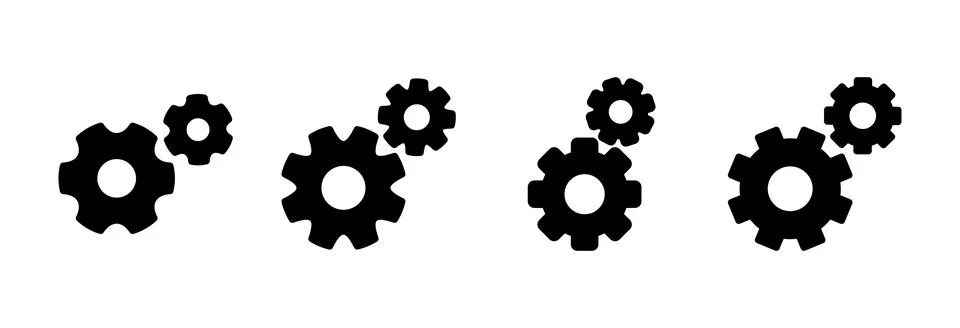 Setting Icon vector illustration. Cog settings sign and symbol. Gear Sign Stock Illustration