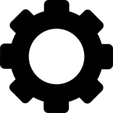 Setting icon vector, Tools, Cog, Gear Sign Isolated on white background. Help Stock Illustration