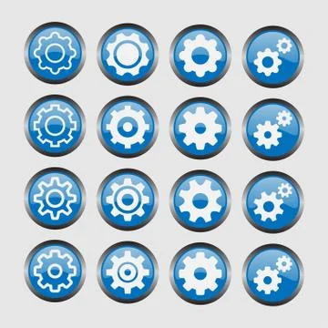 Setting icons Stock Illustration