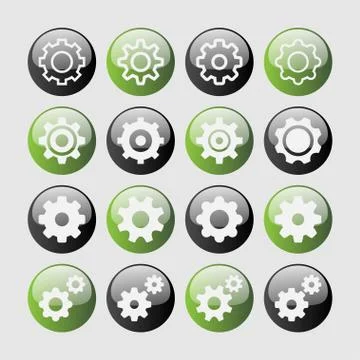 Setting icons Stock Illustration
