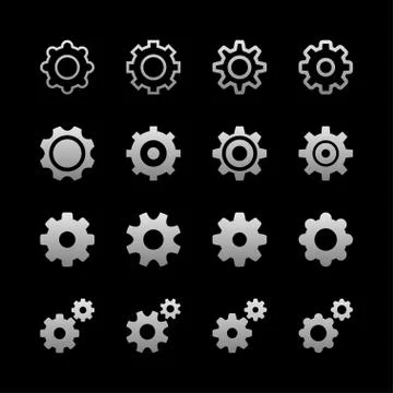 Setting icons Stock Illustration