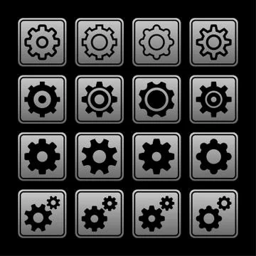 Setting icons Stock Illustration