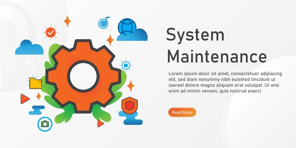 Setting Landing page template. creative website template designs. editable Ve Stock Illustration