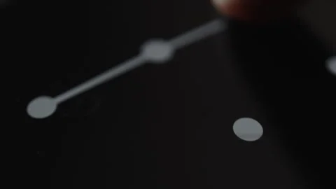 Setting the Lock screen Password Pattern 스톡 동영상 328818813