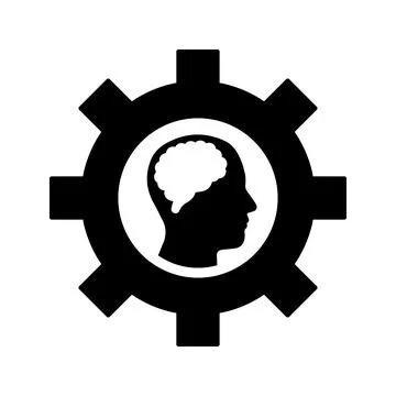 Setting, Mind development icon. 스톡 일러스트