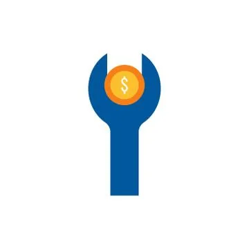 Setting money vector design template illustration Illustrazione stock