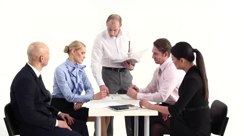 Setting new Business Challenges Stock Footage 57634951
