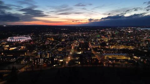Setting of Nighttime - Syracuse, NY Photos