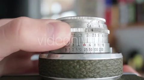 Setting Old Camera Stock Footage 48502079