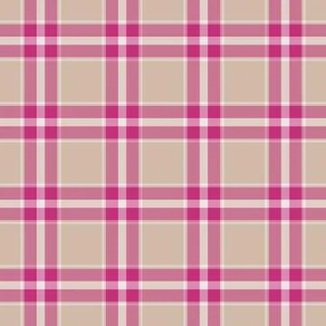 Setting plaid texture pattern, hipster tartan fabric vector. 70s background.. Stock Illustration