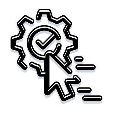 Setting up a successful automated workflow process Ilustración de archivo