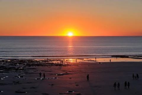 Setting sun - Broome Stock Photos