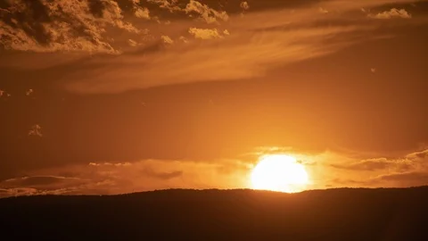 Setting sun Stock Footage 91504878