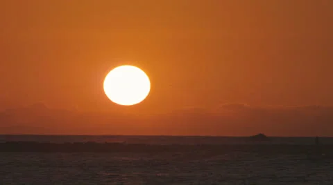 Setting Sun Light Video stock 26892573