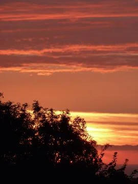 Setting sun Stock Photos