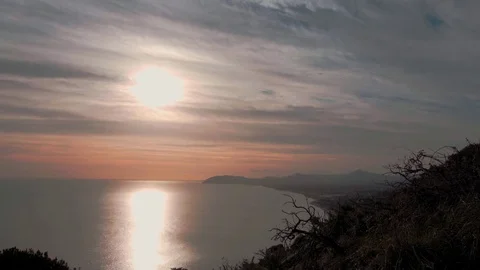 Setting Sun Time Lapse Stock-Footage 82469226