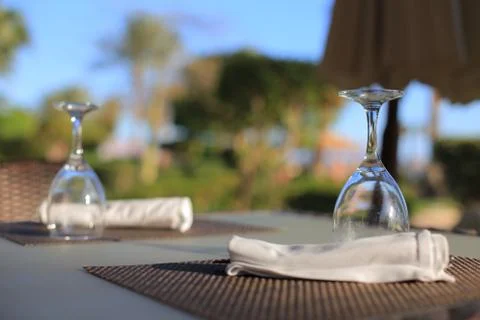 Setting table Foto stock