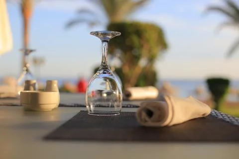 Setting table 库存照片