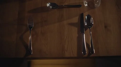 Setting a table, stock video Stock Footage 55146894