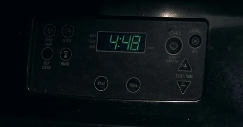 Setting Temperature on Stove - Digital - 4k Stock Footage 72192958