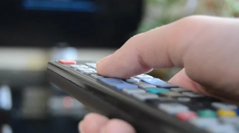 Setting up the TV Stock Footage 61911854