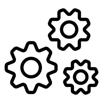Setting Vector Icon Design Illustration Stock Illustration