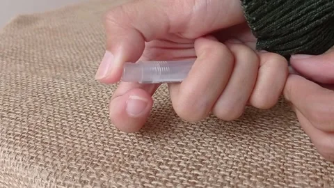 Setting the white pen for writing Stock Footage 150524321