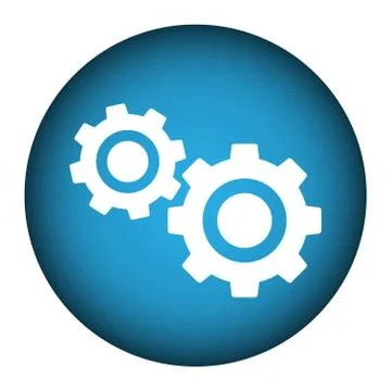 Settings button. Stock Illustration