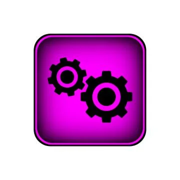 Settings button. Stock Illustration