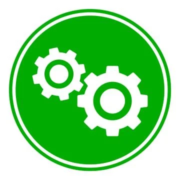 Settings button Stock Illustration