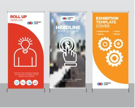 Settings, click, idea roll up Stock Illustration