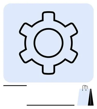 Settings, e-commerce, technology, customization, online shopping, user prefer Illustrazione stock