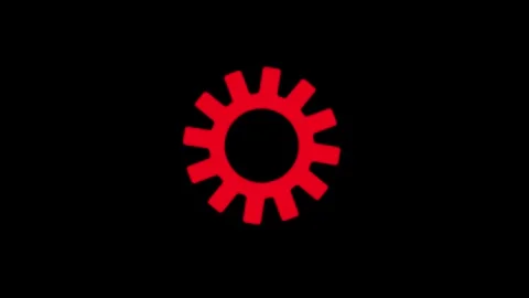 Settings icon animation isolated. gear setting icon, Spinning gears icon Stock Footage 295857745