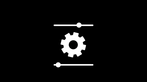 Settings Icon Stock Footage 336061741