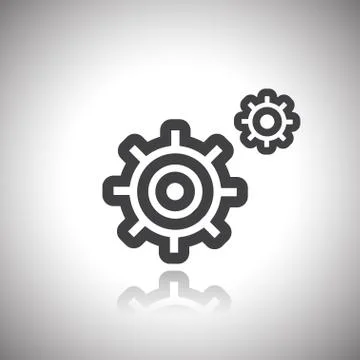 Settings icon Stock Illustration