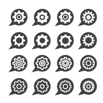 Settings icon Stock Illustration