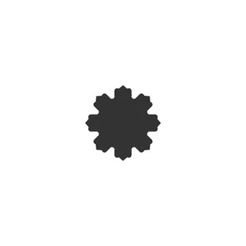 Settings icon. Simple style technology repair company big sale poster backg.. Stock Illustration