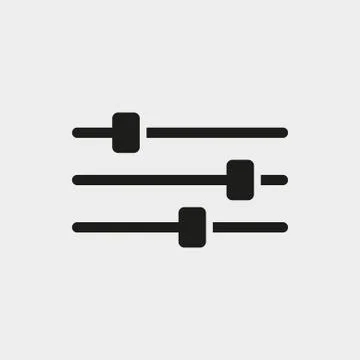 Settings icon  stock vector illustration flat design Stock Illustration