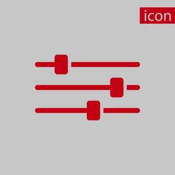 Settings icon  stock vector illustration flat design 스톡 일러스트