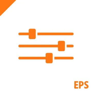 Settings icon  stock vector illustration flat design 스톡 일러스트