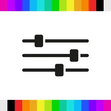 Settings icon  stock vector illustration flat design 스톡 일러스트
