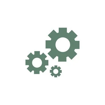 Settings Icon Vector Concept Design Stock Illustration