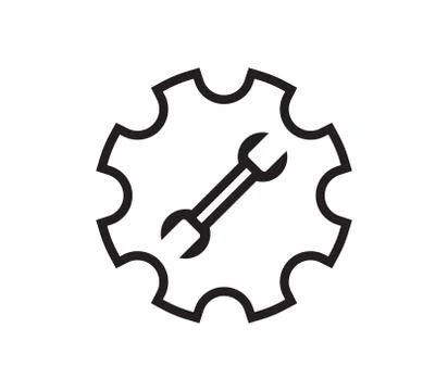 Settings icon vector illustration design Stock Illustration