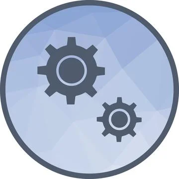 Settings icon vector image. Illustrazione stock