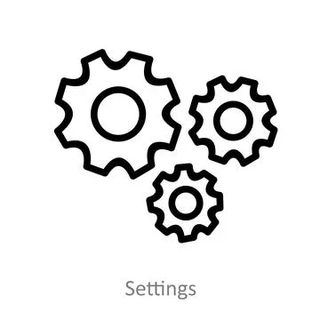 Settings Stock Illustration