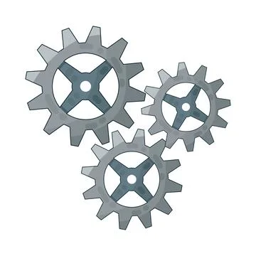 Settings illustration Stock Illustration
