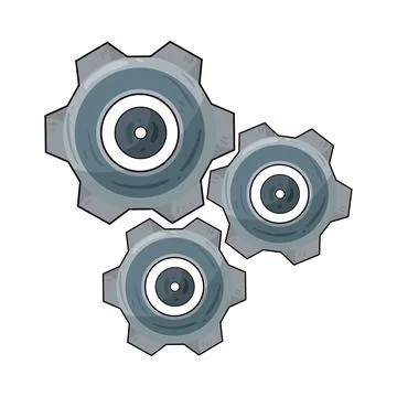 Settings illustration Stock Illustration