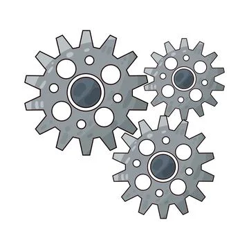 Settings illustration Stock Illustration