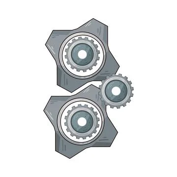 Settings illustration Stock Illustration